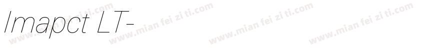Imapct LT字体转换